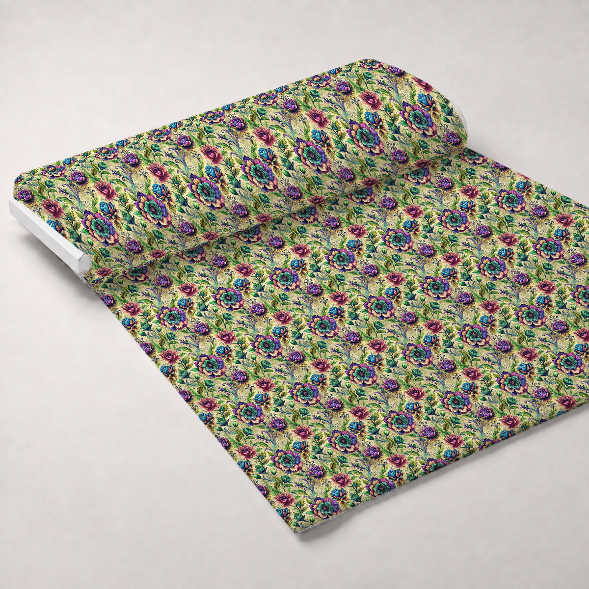 Love Letter Blooms Pattern 2 Minky Fabric — plush minky unrolled bolt preview (mv-minky-v1:bolt)