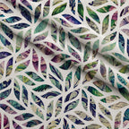 Love Letter Blooms Pattern 24 Minky Fabric — plush minky folded close-up preview (mv-minky-v1:lying)