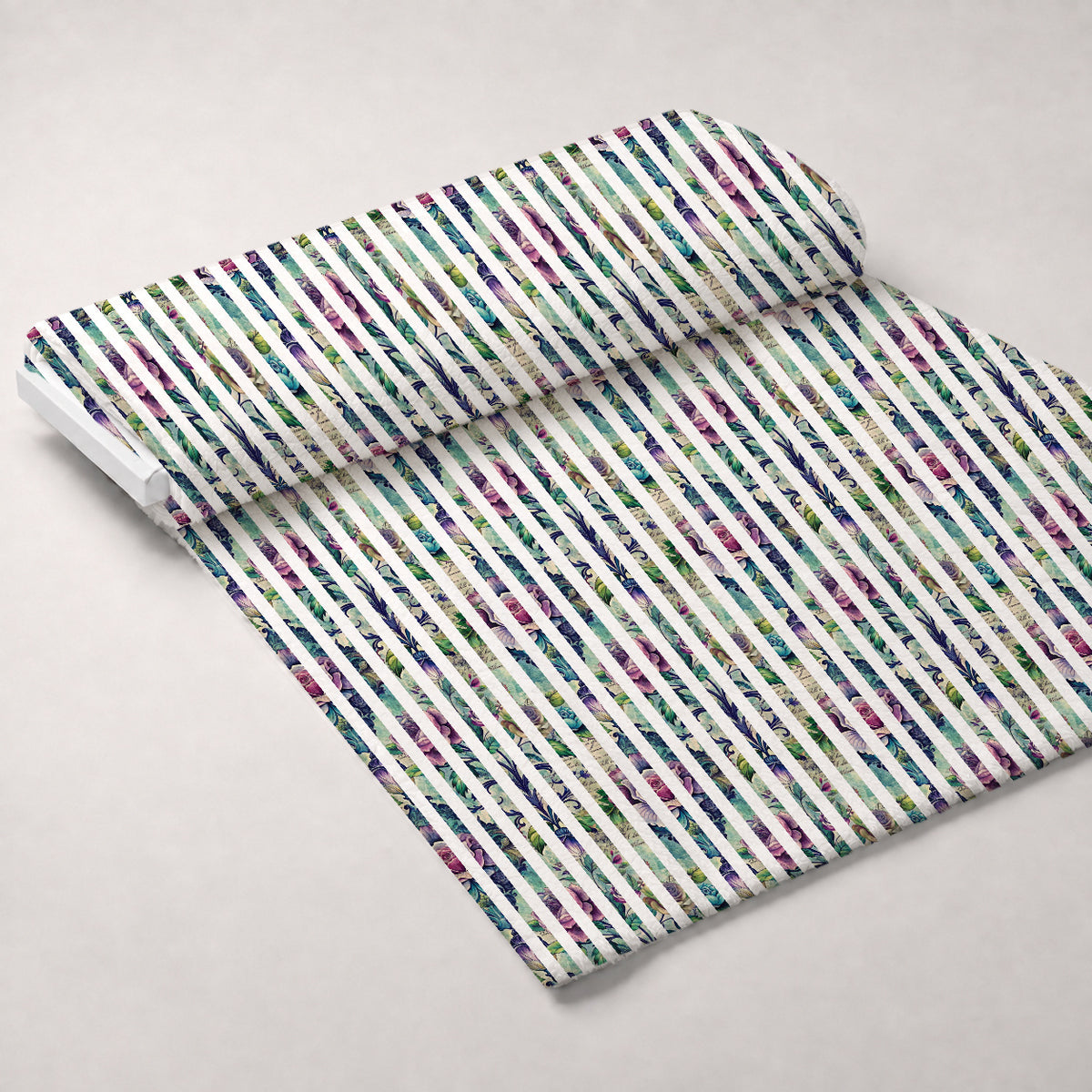 Love Letter Blooms Pattern 27 Minky Fabric — plush minky unrolled bolt preview (mv-minky-v1:bolt)