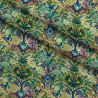 Love Letter Blooms Pattern 6 Minky Fabric — plush minky folded close-up preview (mv-minky-v1:lying)