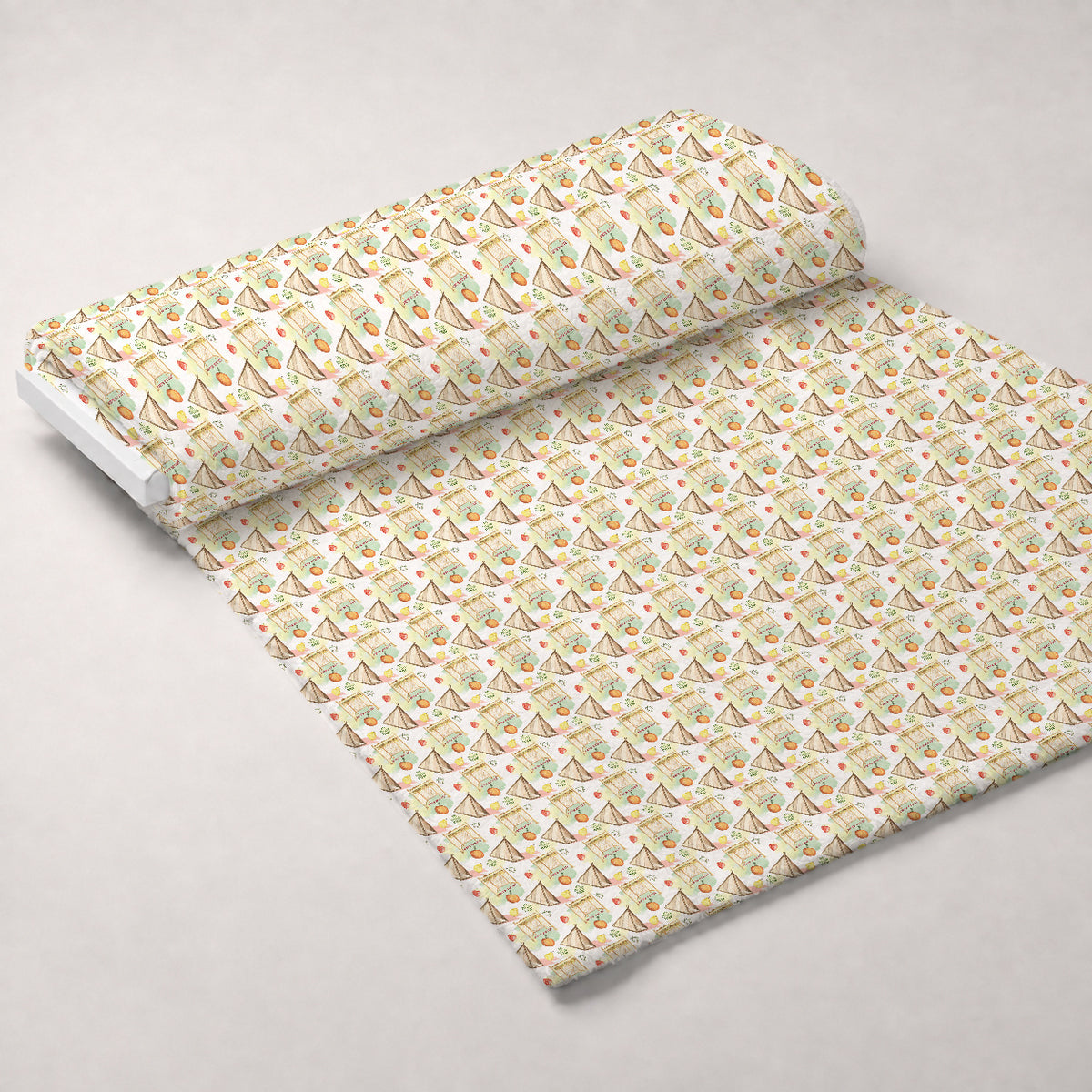 Lulav and Etrog Pattern 11 Minky Fabric — plush minky unrolled bolt preview (mv-minky-v1:bolt)