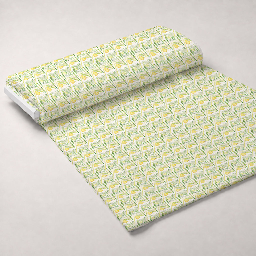 Lulav and Etrog Pattern 2 Minky Fabric — plush minky unrolled bolt preview (mv-minky-v1:bolt)