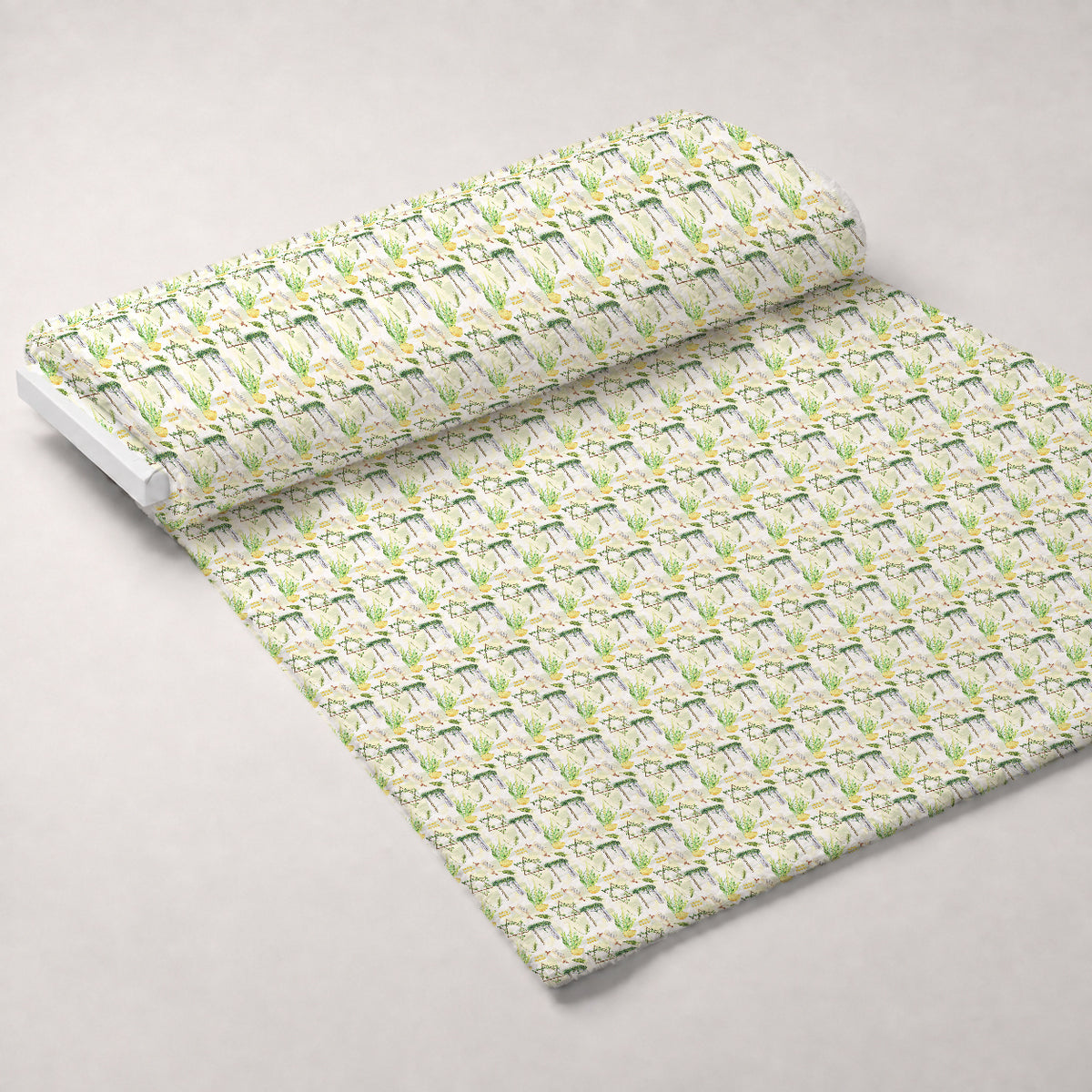 Lulav and Etrog Pattern 4 Minky Fabric — plush minky unrolled bolt preview (mv-minky-v1:bolt)