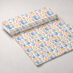 Lullaby Skies Pattern 14 Minky Fabric — plush minky unrolled bolt preview (mv-minky-v1:bolt)