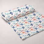 Lullaby Skies Pattern 9 Minky Fabric — plush minky unrolled bolt preview (mv-minky-v1:bolt)