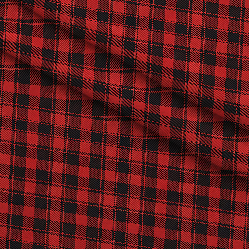 Lumberjack Lodge Pattern 3 Minky Fabric — plush minky folded close-up preview (mv-minky-v1:lying)