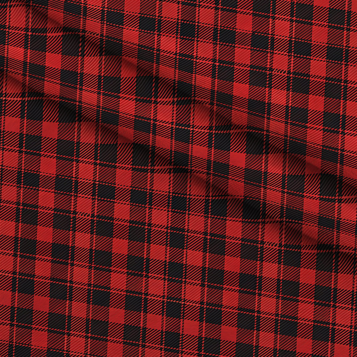 Lumberjack Lodge Pattern 3 Minky Fabric — plush minky folded close-up preview (mv-minky-v1:lying)