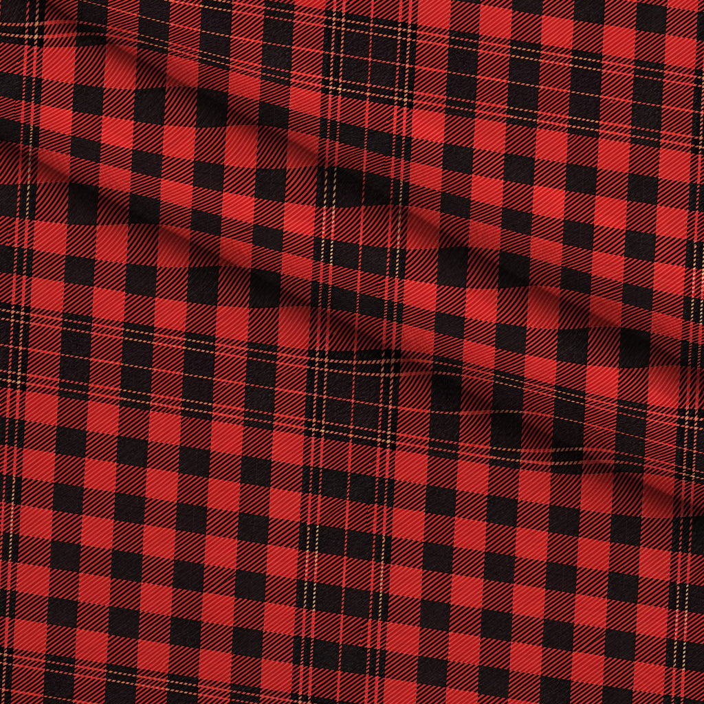 Lumberjack Lodge Pattern 8 Minky Fabric — plush minky folded close-up preview (mv-minky-v1:lying)