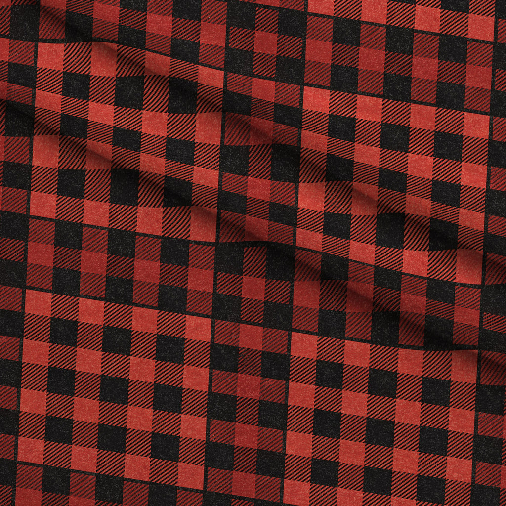 Lumberjack Lodge Pattern 9 Minky Fabric — plush minky folded close-up preview (mv-minky-v1:lying)