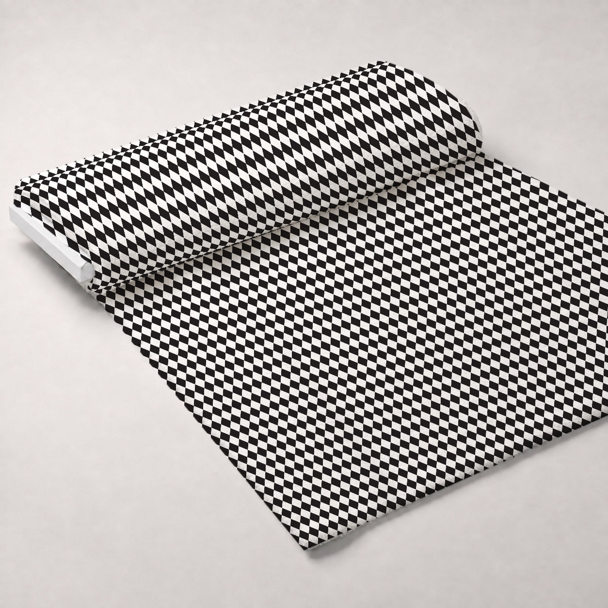 Mad Hatter Harlequin Pattern 11 Minky Fabric — plush minky unrolled bolt preview (mv-minky-v1:bolt)