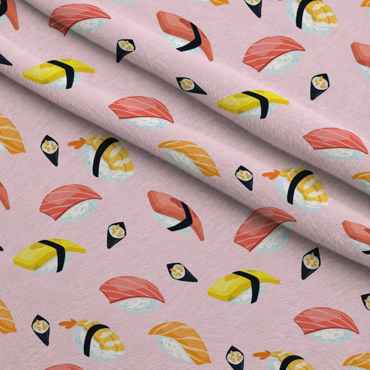 Maki Medley Pattern 10 Minky Fabric — plush minky folded close-up preview (mv-minky-v1:lying)
