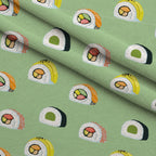 Maki Medley Pattern 7 Minky Fabric — plush minky folded close-up preview (mv-minky-v1:lying)