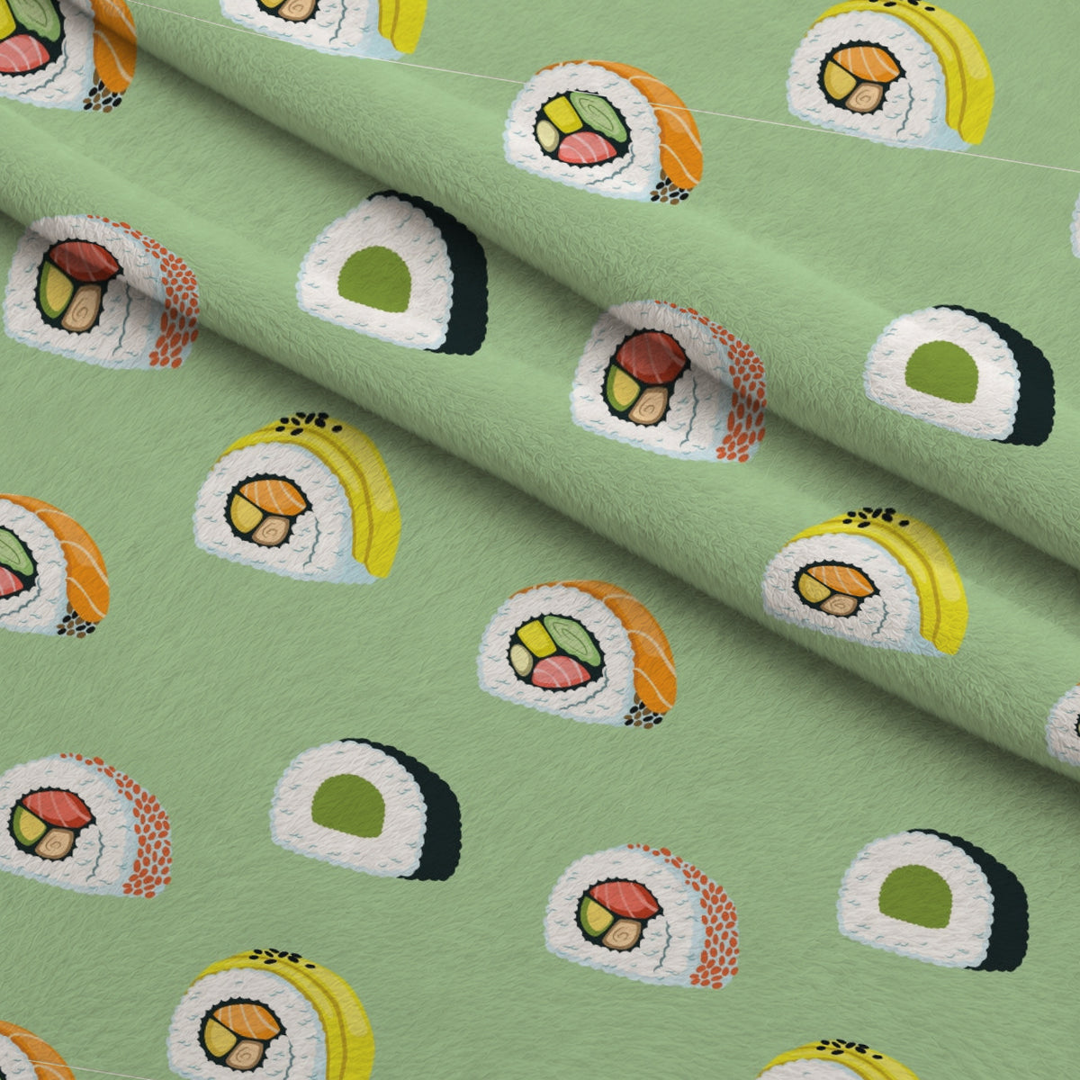 Maki Medley Pattern 7 Minky Fabric — plush minky folded close-up preview (mv-minky-v1:lying)