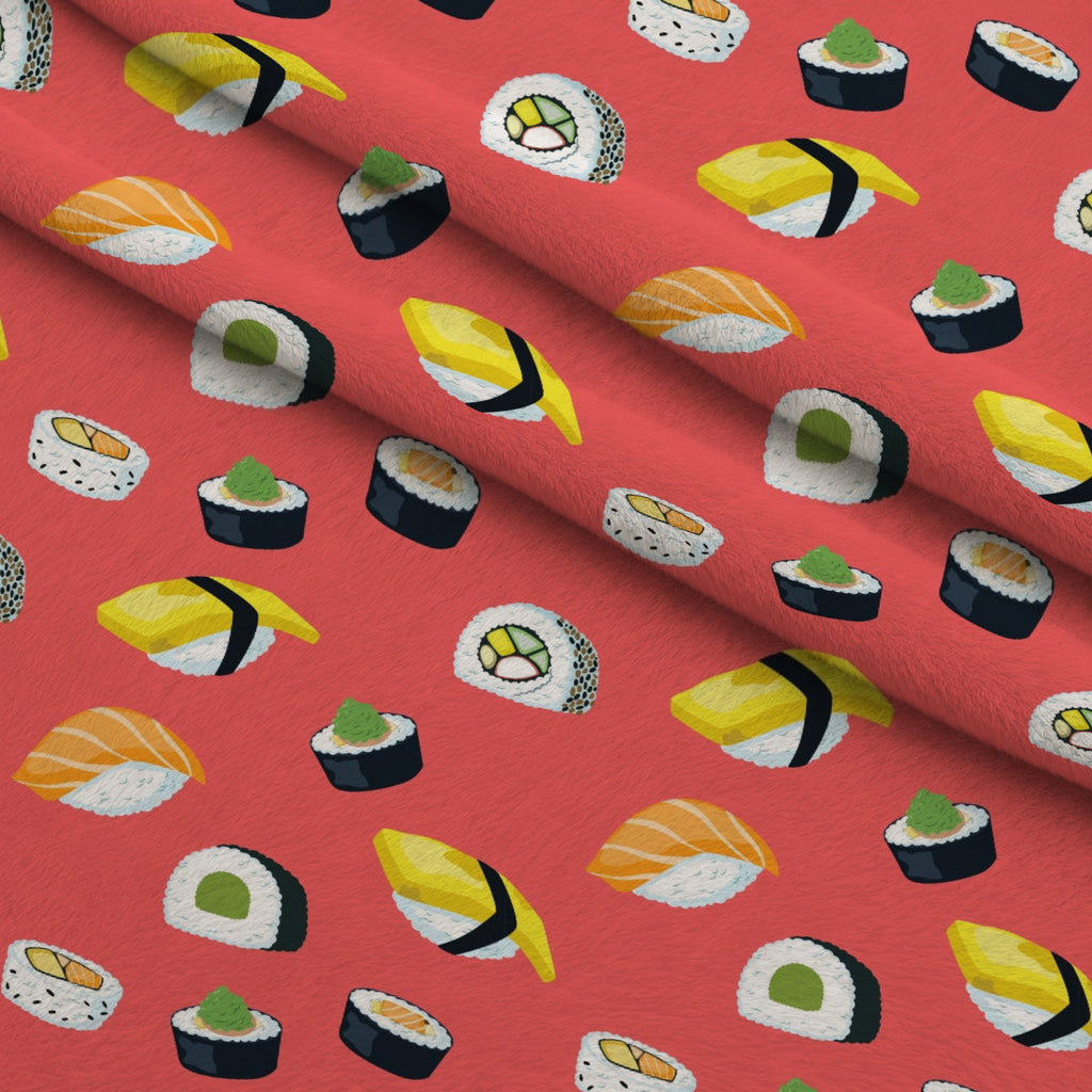 Maki Medley Pattern 8 Minky Fabric — plush minky folded close-up preview (mv-minky-v1:lying)