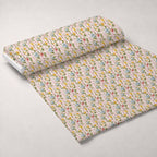 Meadow Garden Gingham Pattern 2 Minky Fabric — plush minky unrolled bolt preview (mv-minky-v1:bolt)