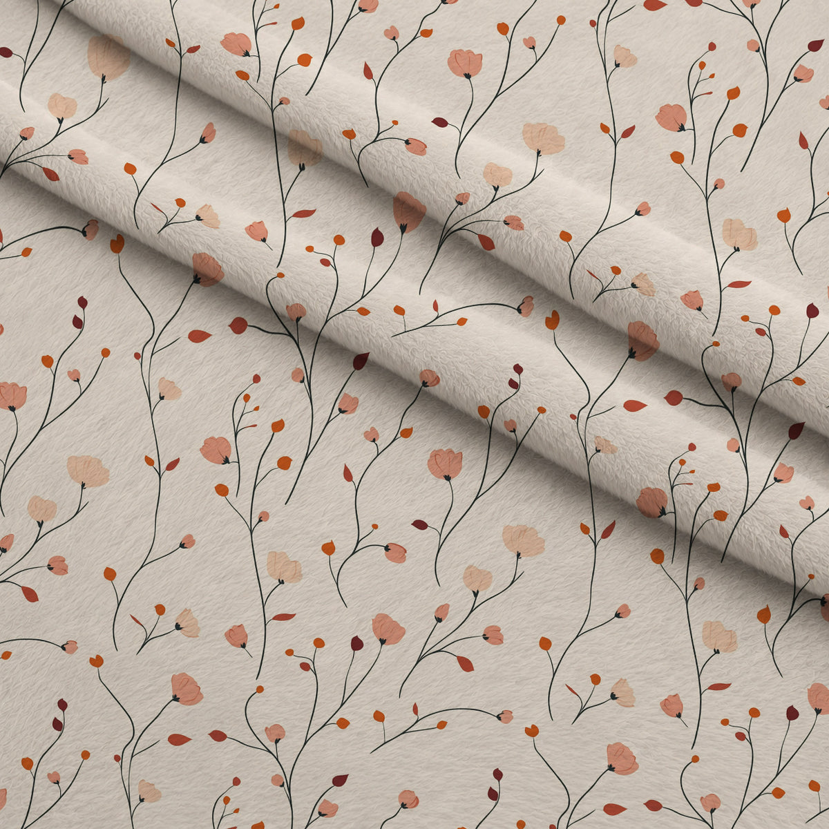 Meadowlight Reverie Pattern 14 Minky Fabric — plush minky folded close-up preview (mv-minky-v1:lying)