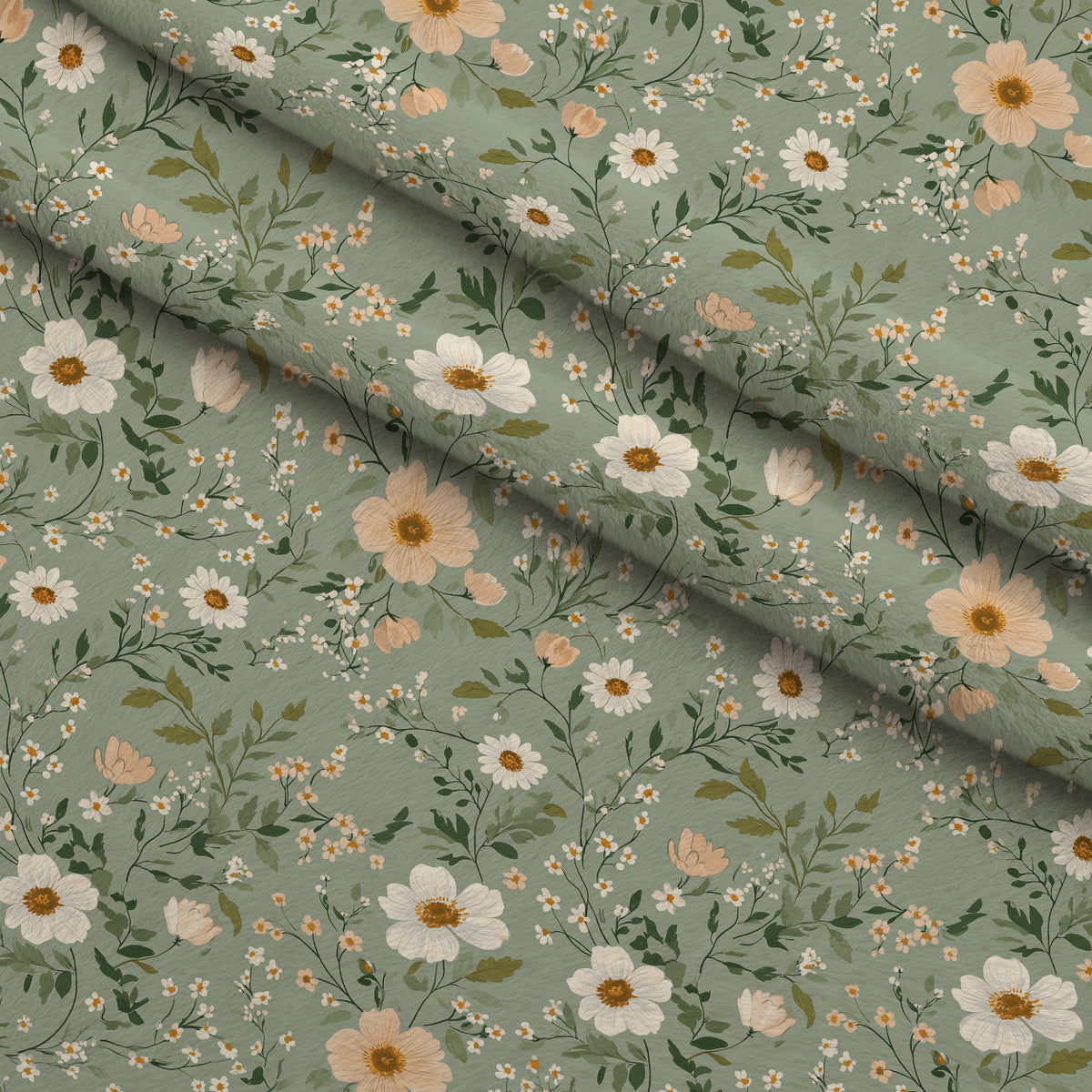 Meadowlight Reverie Pattern 15 Minky Fabric — plush minky folded close-up preview (mv-minky-v1:lying)
