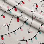 Merry Mistletoe Glow Pattern 12 Minky Fabric — plush minky folded close-up preview (mv-minky-v1:lying)