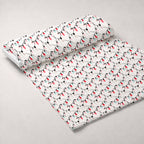 Merry Mistletoe Glow Pattern 13 Minky Fabric — plush minky unrolled bolt preview (mv-minky-v1:bolt)