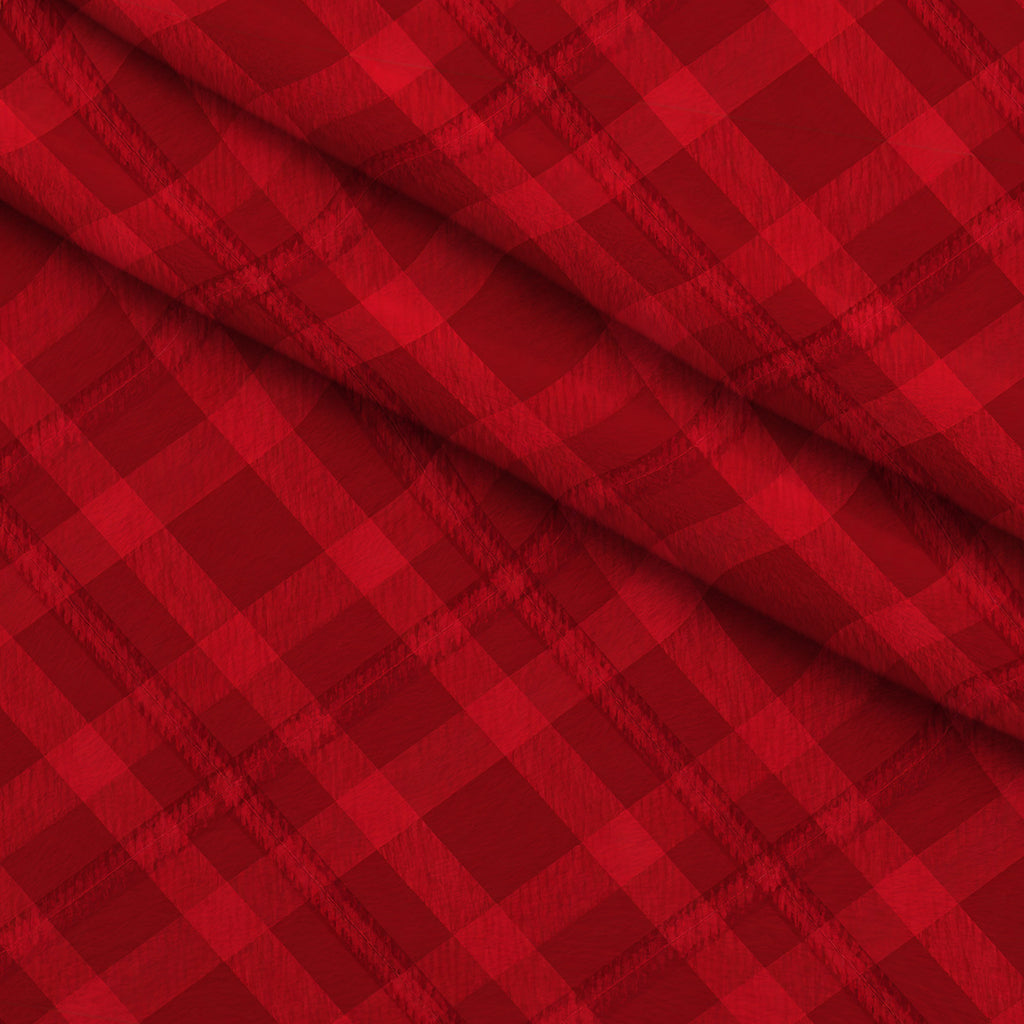 Merry Mistletoe Glow Pattern 14 Minky Fabric — plush minky folded close-up preview (mv-minky-v1:lying)