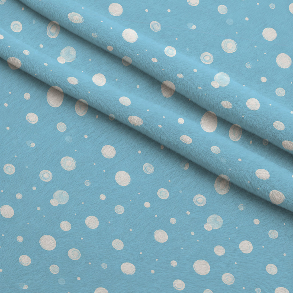 Merry Mistletoe Glow Pattern 22 Minky Fabric — plush minky folded close-up preview (mv-minky-v1:lying)