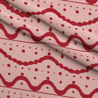 Merry Mistletoe Glow Pattern 23 Minky Fabric — plush minky folded close-up preview (mv-minky-v1:lying)
