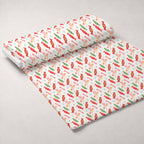 Merry Mistletoe Glow Pattern 4 Minky Fabric — plush minky unrolled bolt preview (mv-minky-v1:bolt)