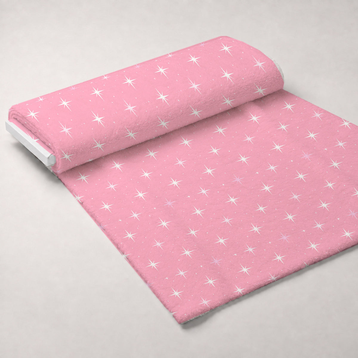 Merry Mistletoe Glow Pattern 5 Minky Fabric — plush minky unrolled bolt preview (mv-minky-v1:bolt)