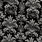 Midnight Filigree Pattern 12 Minky Fabric — plush minky folded close-up preview (mv-minky-v1:lying)