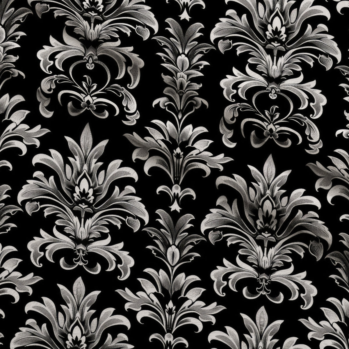 Midnight Filigree Pattern 12 Minky Fabric — plush minky folded close-up preview (mv-minky-v1:lying)