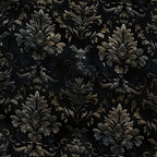 Midnight Filigree Pattern 3 Minky Fabric — plush minky folded close-up preview (mv-minky-v1:lying)