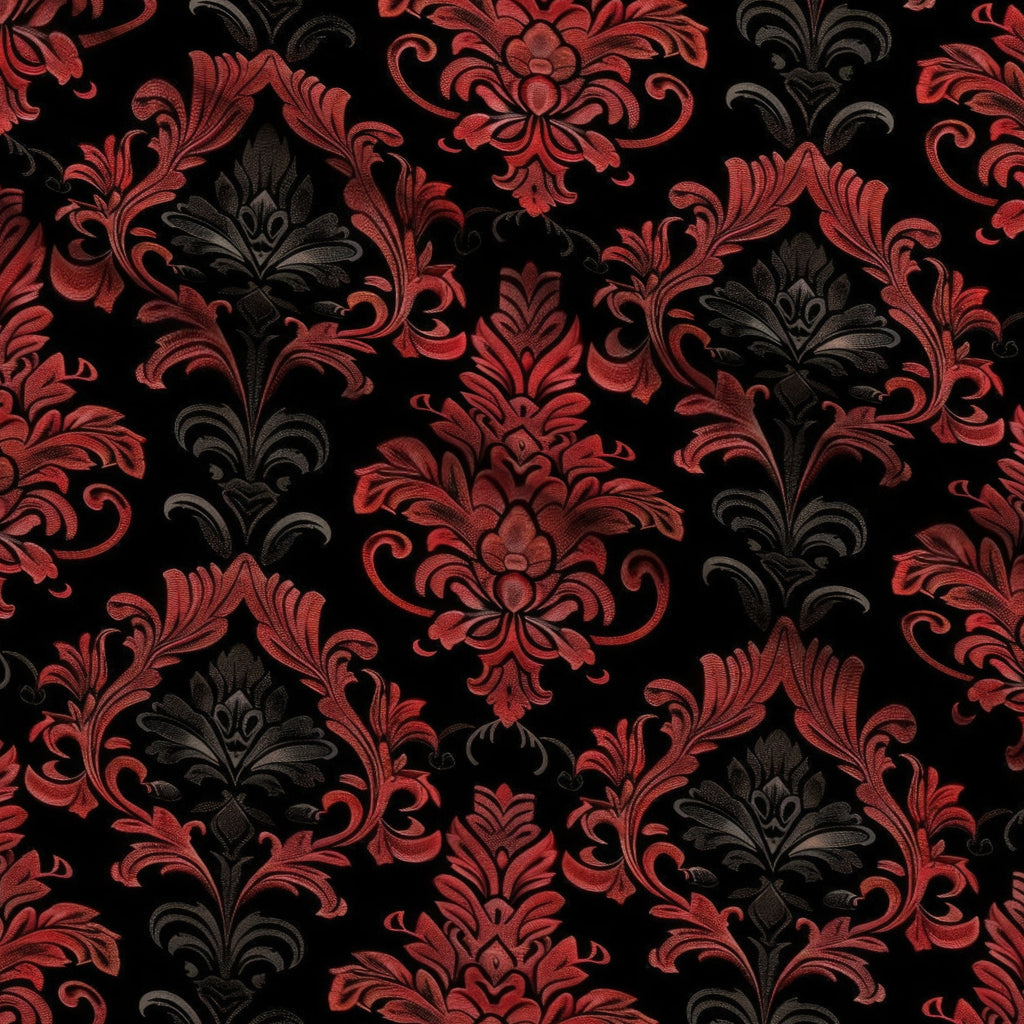 Midnight Filigree Pattern 7 Minky Fabric — plush minky folded close-up preview (mv-minky-v1:lying)