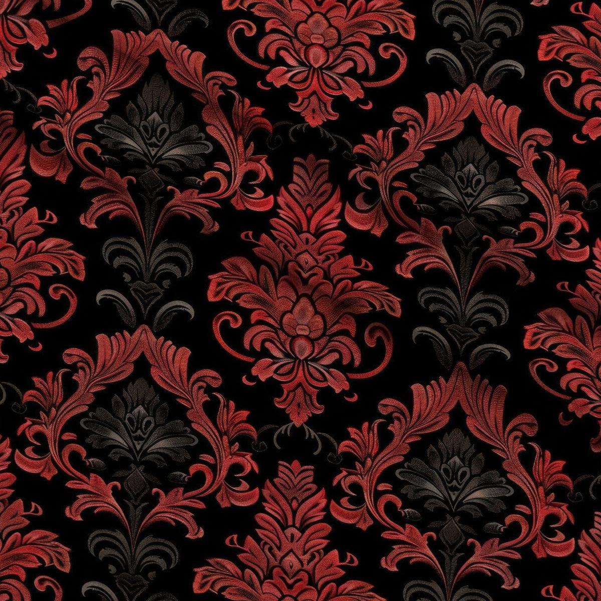 Midnight Filigree Pattern 7 Minky Fabric — plush minky folded close-up preview (mv-minky-v1:lying)