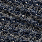Midnight Forest Pattern 3 Minky Fabric — plush minky folded close-up preview (mv-minky-v1:lying)