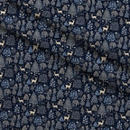 Midnight Forest Pattern 9 Minky Fabric — plush minky folded close-up preview (mv-minky-v1:lying)