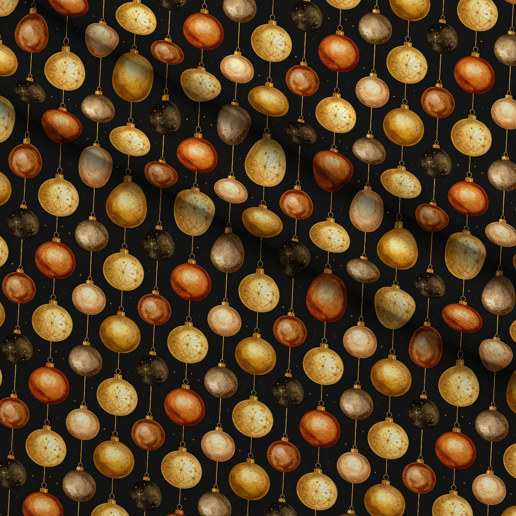 Midnight Gilded Noel Pattern 10 Minky Fabric — plush minky folded close-up preview (mv-minky-v1:lying)
