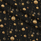 Midnight Gilded Noel Pattern 12 Minky Fabric — plush minky folded close-up preview (mv-minky-v1:lying)
