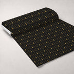 Midnight Gilded Noel Pattern 20 Minky Fabric — plush minky unrolled bolt preview (mv-minky-v1:bolt)