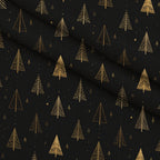 Midnight Gilded Noel Pattern 21 Minky Fabric — plush minky folded close-up preview (mv-minky-v1:lying)