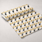 Midnight Gilded Noel Pattern 23 Minky Fabric — plush minky unrolled bolt preview (mv-minky-v1:bolt)