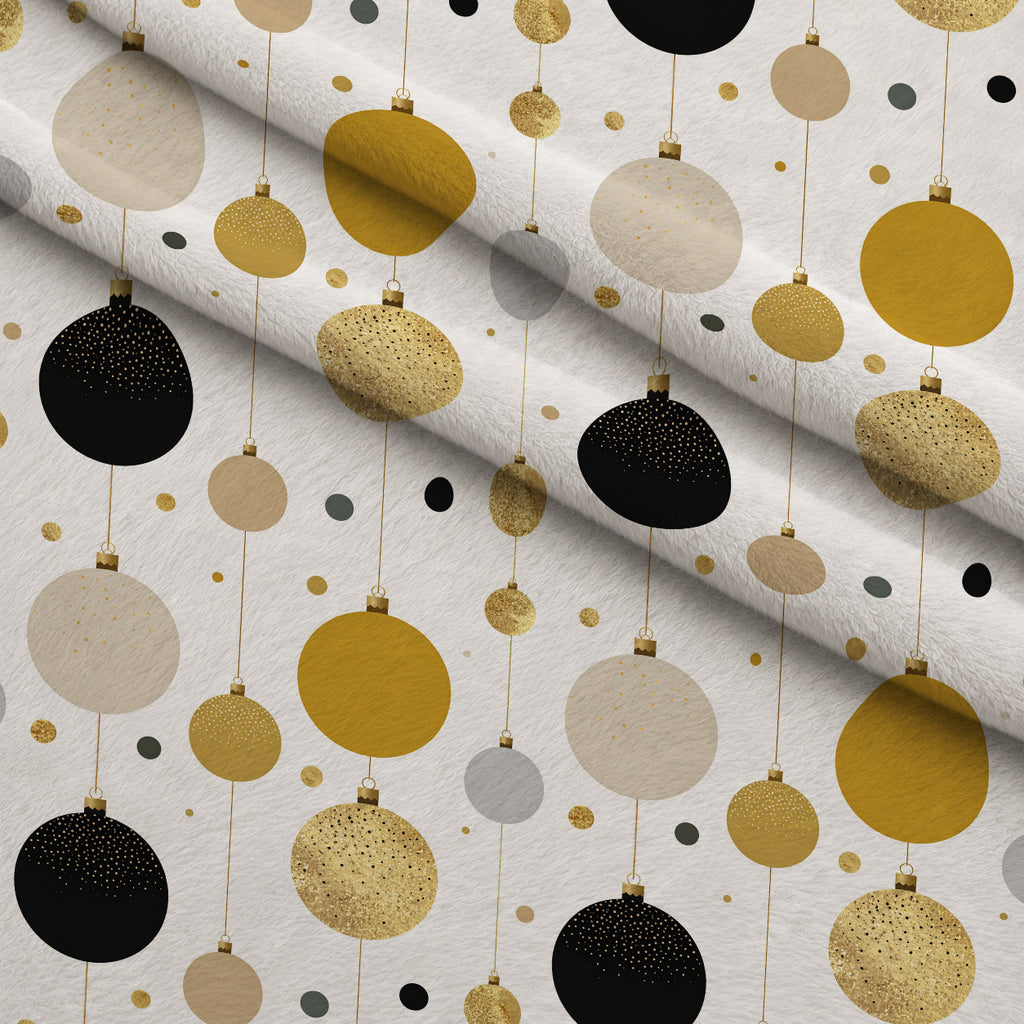 Midnight Gilded Noel Pattern 24 Minky Fabric — plush minky folded close-up preview (mv-minky-v1:lying)
