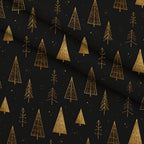 Midnight Gilded Noel Pattern 29 Minky Fabric — plush minky folded close-up preview (mv-minky-v1:lying)