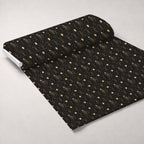 Midnight Gilded Noel Pattern 5 Minky Fabric — plush minky unrolled bolt preview (mv-minky-v1:bolt)