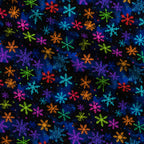 Midnight Merry Lights Pattern 1 Minky Fabric — plush minky folded close-up preview (mv-minky-v1:lying)