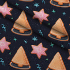 Midnight Merry Lights Pattern 12 Minky Fabric — plush minky folded close-up preview (mv-minky-v1:lying)