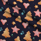 Midnight Merry Lights Pattern 13 Minky Fabric — plush minky folded close-up preview (mv-minky-v1:lying)