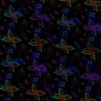 Midnight Merry Lights Pattern 16 Minky Fabric — plush minky folded close-up preview (mv-minky-v1:lying)