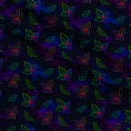 Midnight Merry Lights Pattern 17 Minky Fabric — plush minky folded close-up preview (mv-minky-v1:lying)