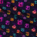 Midnight Merry Lights Pattern 20 Minky Fabric — plush minky folded close-up preview (mv-minky-v1:lying)