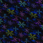 Midnight Merry Lights Pattern 28 Minky Fabric — plush minky folded close-up preview (mv-minky-v1:lying)
